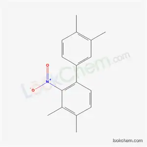 Molecular Structure of 21113-36-0 (Biphenyl, 2-nitro-3,3',4,4'-tetramethylbiphenyl)
