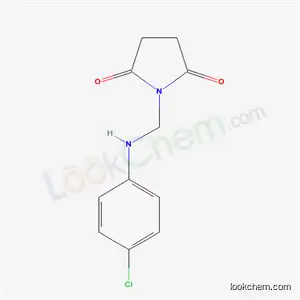 Molecular Structure of 38359-09-0 (1-{[(4-chlorophenyl)amino]methyl}pyrrolidine-2,5-dione)