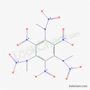 Molecular Structure of 62030-37-9 (N,N',N''-Trimethyl-N,N',N'',2,4,6-hexanitro-1,3,5-benzenetriamine)