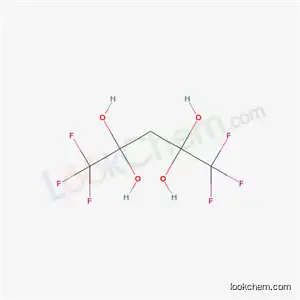 Molecular Structure of 66922-83-6 (1,1,1,5,5,5-hexafluoropentane-2,2,4,4-tetrol)