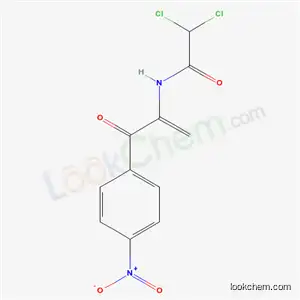 2,2-dichloro-N-[3-(4-nitrophenyl)-3-oxoprop-1-en-2-yl]acetamide