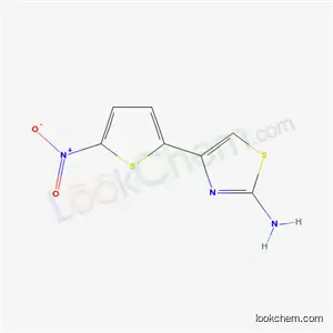 Molecular Structure of 34801-16-6 (4-(5-Nitro-2-thienyl)-2-thiazolamine)