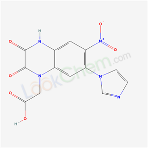 (2,3-dioxo-7-(1H-imidazol-1-yl)-6-nitro-1,2,3,4-tetrahydro-1-quinoxalinyl)acetic acid monohydrate
