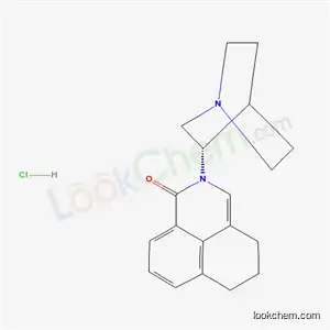 Molecular Structure of 135729-55-4 (2-[(3S)-1-azabicyclo[2.2.2]oct-3-yl]-2,4,5,6-tetrahydro-1H-benzo[de]isoquinolin-1-one hydrochloride (1:1))