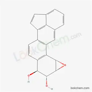Molecular Structure of 130933-91-4 ((1aR,2R,3S,11cS)-1a,2,3,11c-tetrahydrocyclopenta[7,8]tetrapheno[1,2-b]oxirene-2,3-diol)