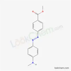 Molecular Structure of 58562-37-1 (methyl 4-{(E)-[4-(methylamino)phenyl]diazenyl}benzoate)