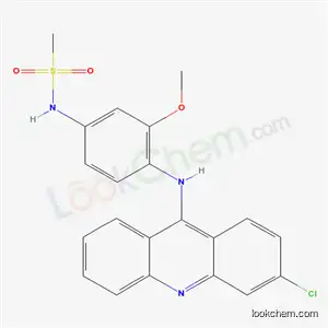 N-[4-[(3-クロロ-9-アクリジニル)アミノ]-3-メトキシフェニル]メタンスルホンアミド