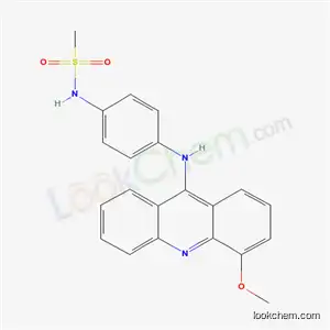 Molecular Structure of 61417-05-8 (N-[4-[(4-Methoxy-9-acridinyl)amino]phenyl]methanesulfonamide)