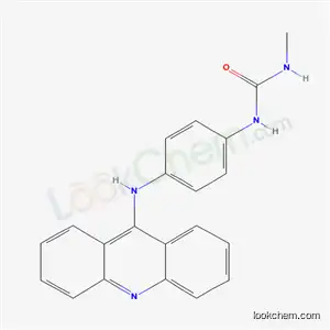 Molecular Structure of 63178-31-4 (1-[4-(acridin-9-ylamino)phenyl]-3-methylurea)
