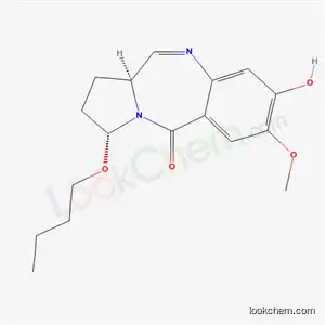 Molecular Structure of 63407-30-7 ((3R,11aS)-3-butoxy-8-hydroxy-7-methoxy-1,2,3,11a-tetrahydro-5H-pyrrolo[2,1-c][1,4]benzodiazepin-5-one)