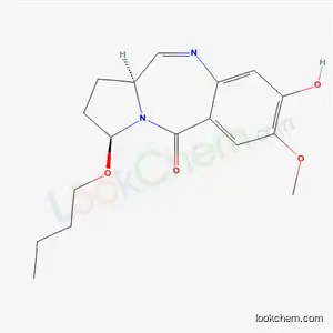Molecular Structure of 63493-03-8 ((3S,11aS)-3-butoxy-8-hydroxy-7-methoxy-1,2,3,11a-tetrahydro-5H-pyrrolo[2,1-c][1,4]benzodiazepin-5-one)