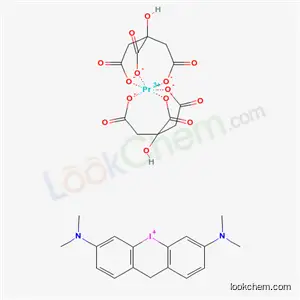 3,6- 디 (디메틸 아미노) 디 벤조 피리 오도 늄 프라세오디뮴 디 시트 레이트 복합체