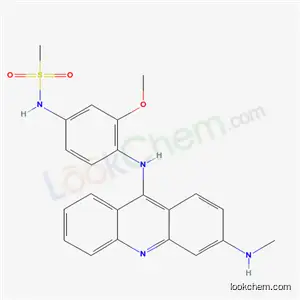 N- [4- [3- (메틸 아미노) -9- 아크 리디 닐 아미노] -3- 메 톡시 페닐] 메탄 설폰 아미드