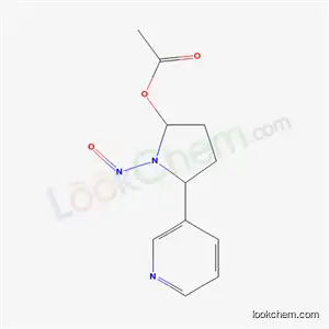 1-Nitroso-5-(3-pyridinyl)-2-pyrrolidinol acetate
