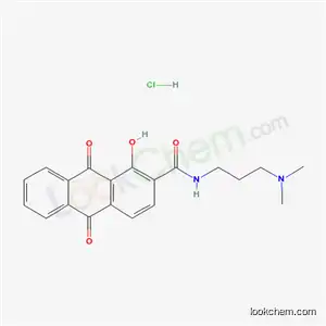 2-안트라센카복사미드, N-(3-(디메틸아미노)프로필)-9,10-디하이드로-1-하이드록시-9,10-디옥소-, 모노하이드로클로라이드