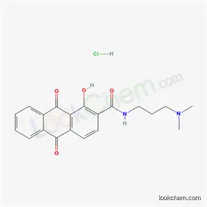 2-안트라센카복사미드, N-(3-(디메틸아미노)프로필)-9,10-디하이드로-1-하이드록시-9,10-디옥소-, 모노하이드로클로라이드