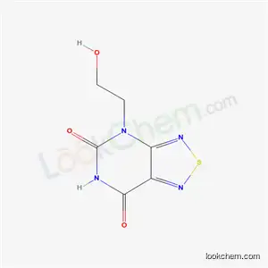 Molecular Structure of 62700-62-3 (4-(2-hydroxyethyl)[1,2,5]thiadiazolo[3,4-d]pyrimidine-5,7(4H,6H)-dione)