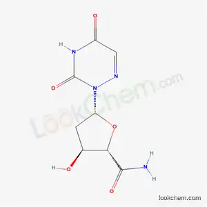 Molecular Structure of 54918-17-1 ((2S,3S,5R)-5-(3,5-dioxo-4,5-dihydro-1,2,4-triazin-2(3H)-yl)-3-hydroxytetrahydrofuran-2-carboxamide (non-preferred name))