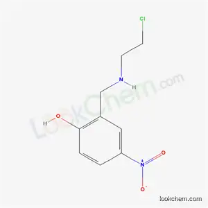 Molecular Structure of 56538-00-2 (2-{[(2-chloroethyl)amino]methyl}-4-nitrophenol)
