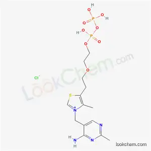 Molecular Structure of 20319-27-1 (2-(1-Hydroxyethyl)thiamine pyrophosphate)
