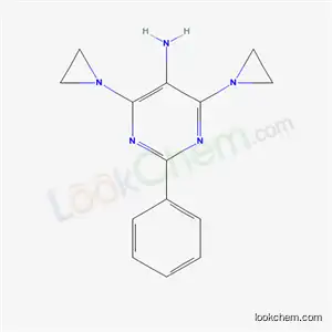Molecular Structure of 64398-69-2 (4,6-diaziridin-1-yl-2-phenyl-pyrimidin-5-amine)