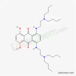 9,10-Anthracenedione, 1,4-bis((2-(dibutylamino)ethyl)amino)-5,8-dihydroxy-