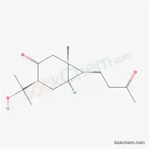 Molecular Structure of 213746-17-9 ((1S,4R,6R,7R)-4-(2-hydroxypropan-2-yl)-1-methyl-7-(3-oxobutyl)bicyclo[4.1.0]heptan-3-one)