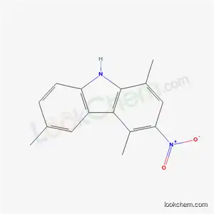 Molecular Structure of 188107-72-4 (1,4,6-trimethyl-3-nitro-9H-carbazole)