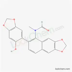 Formamide, N-(6-(6-hydroxy-1,3-benzodioxol-5-yl)naphtho(2,3-d)-1,3-dioxol-5-yl)-N-methyl-