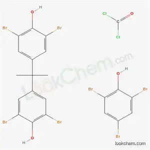 카르보닐 디클로라이드: 2,6-디브로모-4-[2-(3,5-디브로모-4-히드록시-페닐)프로판-2-일]페놀: 2,4,6-트리브로모페놀