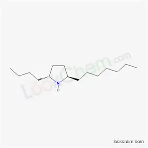 Molecular Structure of 71732-80-4 ((2R,5R)-2-butyl-5-heptylpyrrolidine)