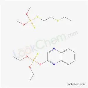포스포로티오산, O,O-디에틸 O-2-퀴녹살리닐 에스테르, 혼합물. S -(2-(에틸티오)에틸) O,O-디메틸 포스포로디티오에이트 포함