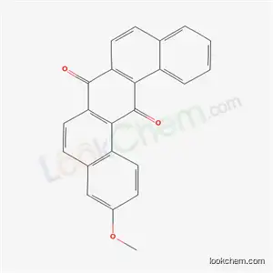 Molecular Structure of 76214-37-4 (3-methoxybenzo[m]tetraphene-7,14-dione)