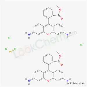 테트라클로로플라티네이트 123음이온-로다민-XNUMX 복합체