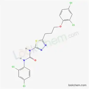 1-[5-[3-(2,4-Dichlorophenoxy)propyl]-1,3,4-thiadiazol-2-yl]-3-(2,4-dichlorophenyl)urea