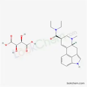 (8beta)-N,N-diethyl-6-methyl-9,10-didehydroergoline-8-carboxamide 2,3-dihydroxybutanedioate (1:1)