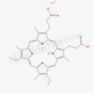Cobalt I, (dihydrogen 7,12-diethyl-3,8,13,17-tetramethyl-2,18-porphinedipropionato(2-))-