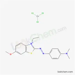 2-[[4-(디메틸아미노)페닐]아조]-3-에틸-6-메톡시벤조티아졸륨 트리클로로진케이트