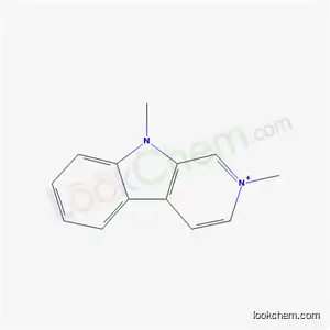 Molecular Structure of 37689-96-6 (2,9-dimethyl-beta-carbolinium)