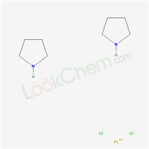 Platinum (II), dipyrrolidinedichloro-, cis-