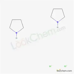 Molecular Structure of 38780-42-6 (platinum(2+) chloride - pyrrolidine (1:2:2))