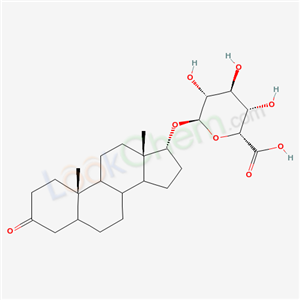 (2R,3S,4S,5R,6R)-6-[[(10S,13S,17R)-10,13-dimethyl-3-oxo-1,2,4,5,6,7,8,9,11,12,14,15,16,17-tetradecahydrocyclopenta[a]phenanthren-17-yl]oxy]-3,4,5-trihydroxy-oxane-2-carboxylic acid