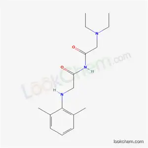 Molecular Structure of 50333-29-4 (Nα-(N,N-Diethylglycyl)-N-(2,6-dimethylphenyl)glycinamide)