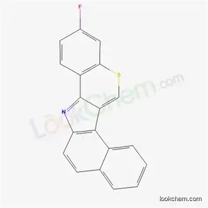 Molecular Structure of 52831-56-8 (3-fluorobenzo[e]thiochromeno[4,3-b]indole)
