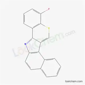 Molecular Structure of 52831-68-2 (4-fluorobenzo[e]thiochromeno[4,3-b]indole)