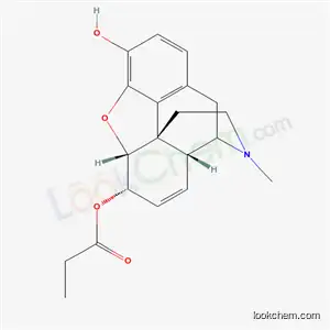 Molecular Structure of 66640-98-0 (6-O-Propanoylmorphine)