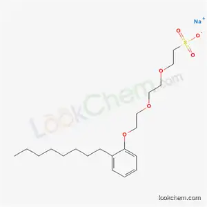나트륨 2-[2-[2-(옥틸페녹시)에톡시]에톡시]에탄술포네이트