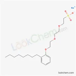 나트륨 2-[2-[2-(옥틸페녹시)에톡시]에톡시]에탄술포네이트