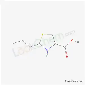Molecular Structure of 4165-34-8 (2-n-propylthiazolidine-4-carboxylic acid)