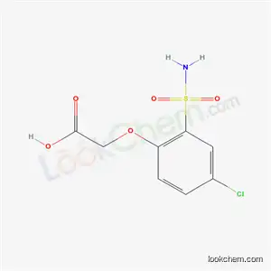 Molecular Structure of 4486-75-3 (4-Chloro-2-sulfonamidophenoxyacetic acid)